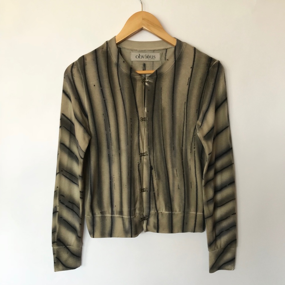 Hand Dyed Cardigan Designer Boutique